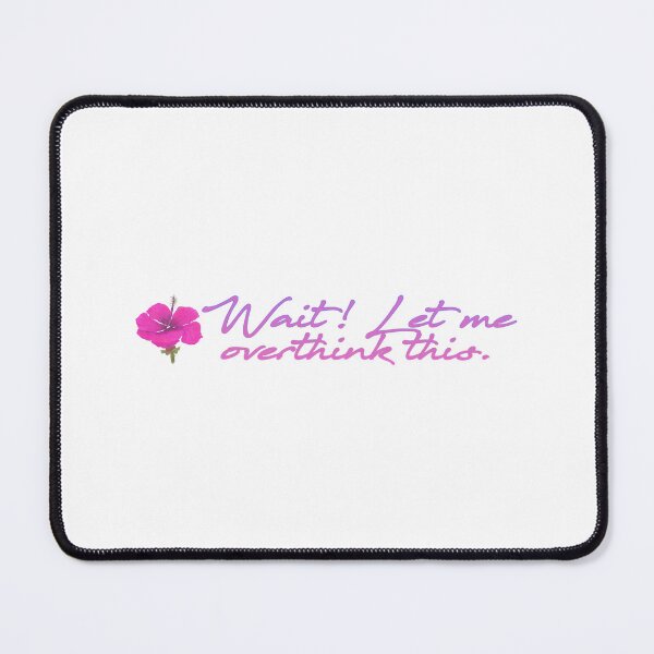 Item preview, Hot Pink Hibiscus wait let me overthink this designed and sold by Anne Londez Studio.