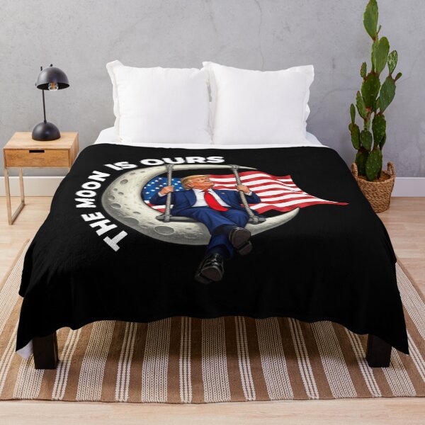 Item preview, Trump The Moon Is Ours - Donald Trump Parody designed and sold by HevaFaraon.