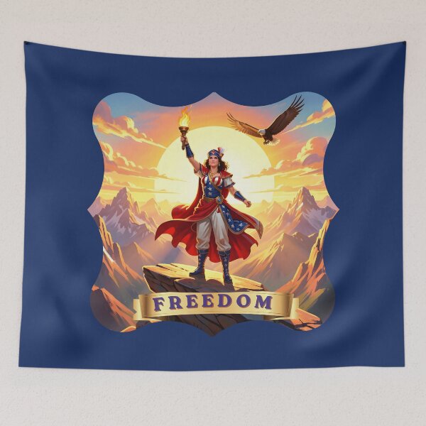 Item preview, Freedom Reigns designed and sold by MugsAndDuds.