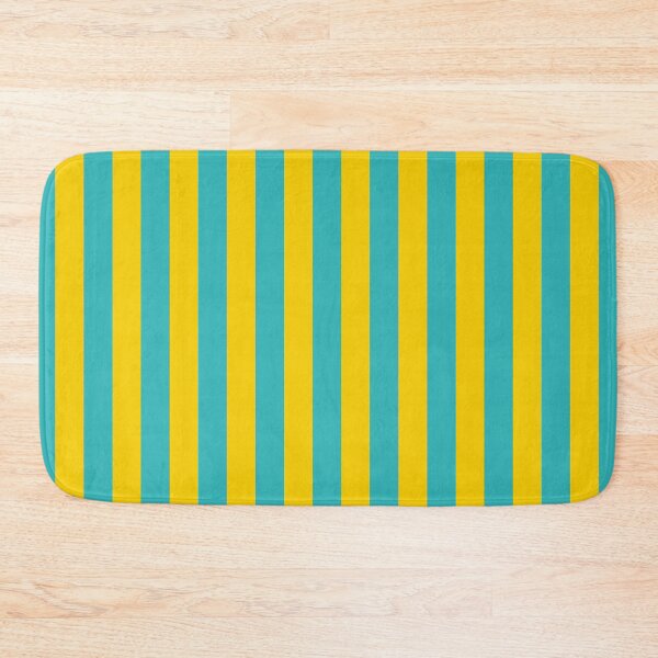Item preview, Vertical stripes in yellow and aqua designed and sold by RishabhArts1.