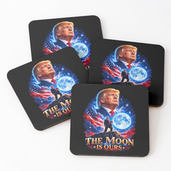 Item preview, Trump The Moon Is Ours - Donald Trump Parody designed and sold by HevaFaraon.