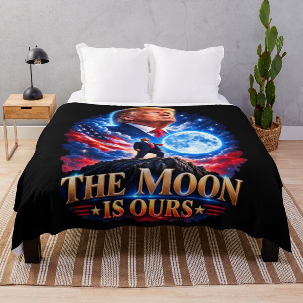 Item preview, Trump The Moon Is Ours - Donald Trump Parody designed and sold by HevaFaraon.