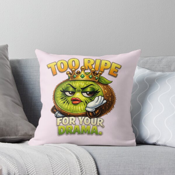 Item preview, Too Ripe for Drama – Kiwi Queen Cartoon  designed and sold by Sommium .