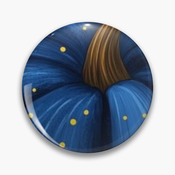 Item preview, Magic Navy Blue Pumpkin with Gold Sparkles — Celestial Magical Halloween Art designed and sold by LYAN-STORE.