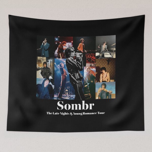 Item preview, Sombr The Late Nights And Young Romance Tour designed and sold by StainedMoons.