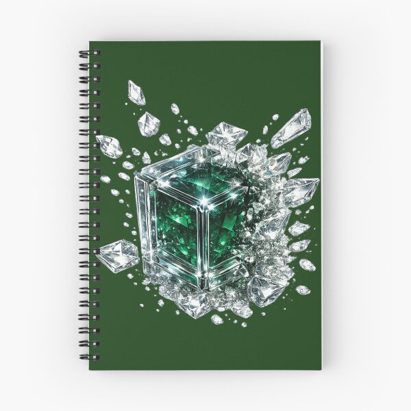 Item preview, Shattered Emerald Glass Cube  designed and sold by LiMarchee.