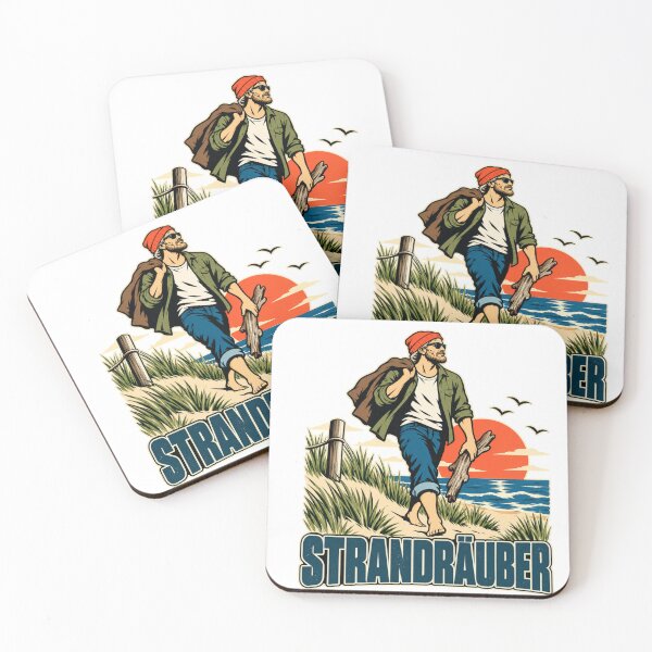Item preview, Beachcombers – Coastal Love, Sea & Beach Retro Design designed and sold by FrenchieFever.