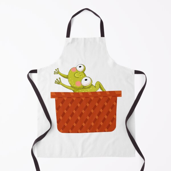 Item preview, Funny Frog in a Basket designed and sold by NAMASTHE WORLD.
