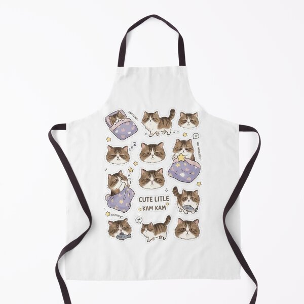 Item preview, Cute Little Kam Kam - Fluffy Tabby Cat Sticker Pack designed and sold by PetalsPaws.