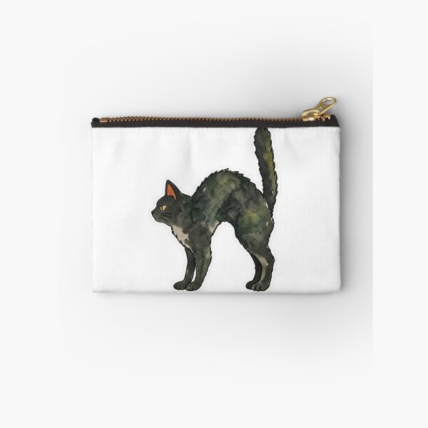 Item preview, Full Spook Mode, Watercolor Black Cat designed and sold by Jessie's Palette.