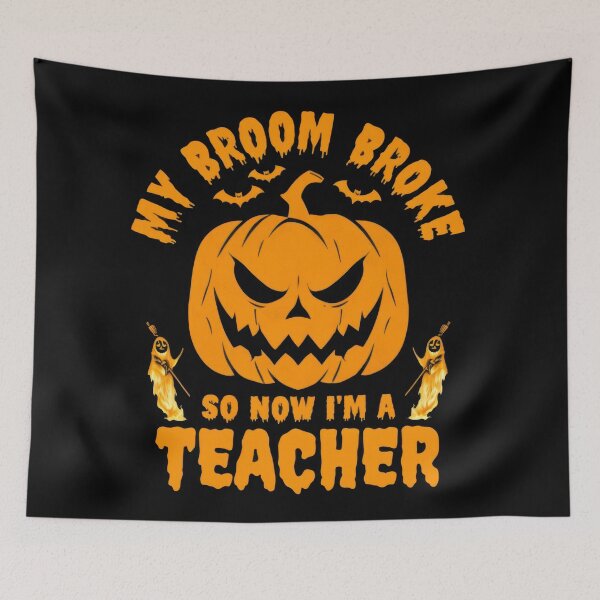 Item preview, Spooky Halloween Pumpkin with Teacher Quote T-Shirt designed and sold by Just4Sinners.
