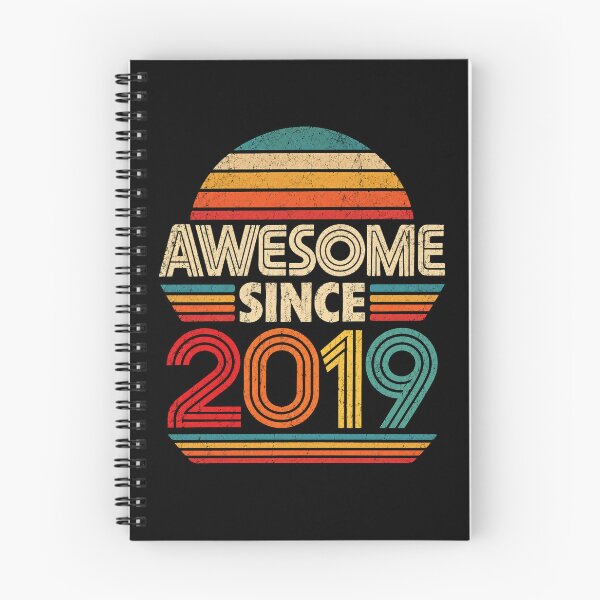 Item preview, Awesome Since 2019 Retro Vintage Distressed designed and sold by Moizento.