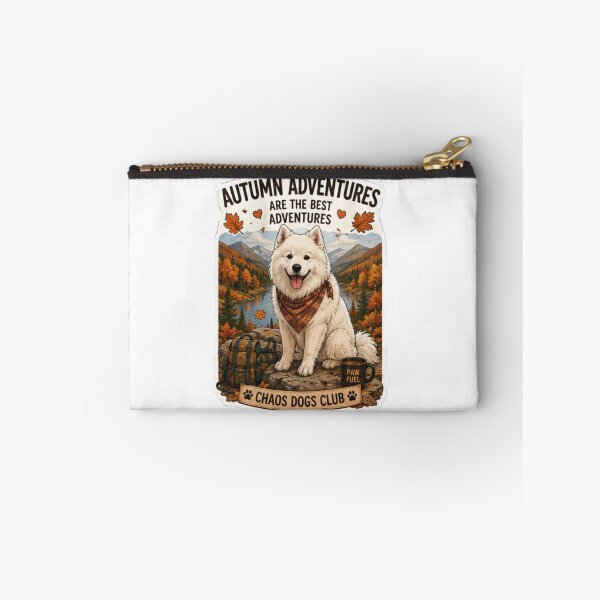 Item preview, Autumn Adventures Are the Best Adventures Samoyed Design | Chaos Dogs Club designed and sold by DailyStruggleCo.