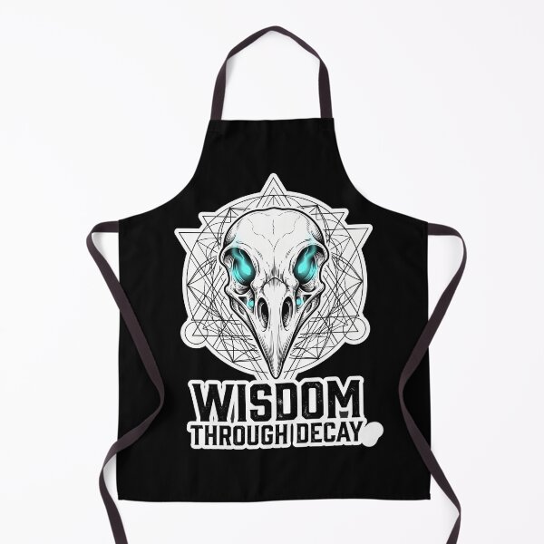 Item preview, Bird Skull Sacred Geometry T-Shirt | "Wisdom Through Decay" Occult Graphic Tee designed and sold by FusionArtStyle.