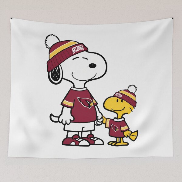 Item preview, Snoopy Woodstock Arizona Cardinalss NFL Fan designed and sold by fizzstocmathepa.
