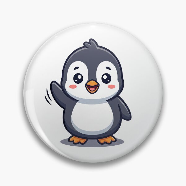 Item preview, Cute Waving Baby Penguin designed and sold by VFXguy.