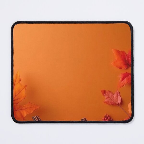 Item preview, Vibrant Autumn Pumpkins and Fallen Leaves Background — Warm Thanksgiving Harvest Frame designed and sold by LYAN-STORE.
