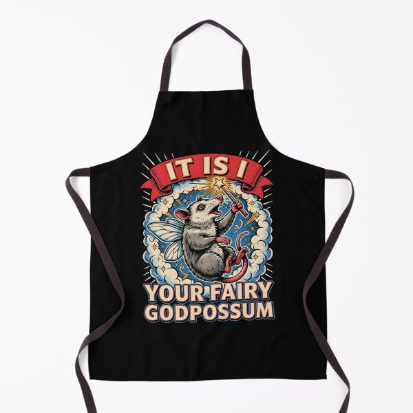Item preview, It Is I Your Fairy Godpossum Adorable Possum Meme designed and sold by Redgiant87x.