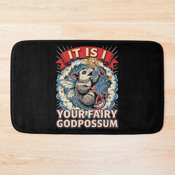 Item preview, It Is I Your Fairy Godpossum Adorable Possum Meme designed and sold by Redgiant87x.
