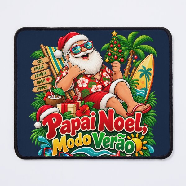 Item preview, Papai Noel, Modo Verão – Tropical Brazilian Summer Christmas Santa designed and sold by warlistop.