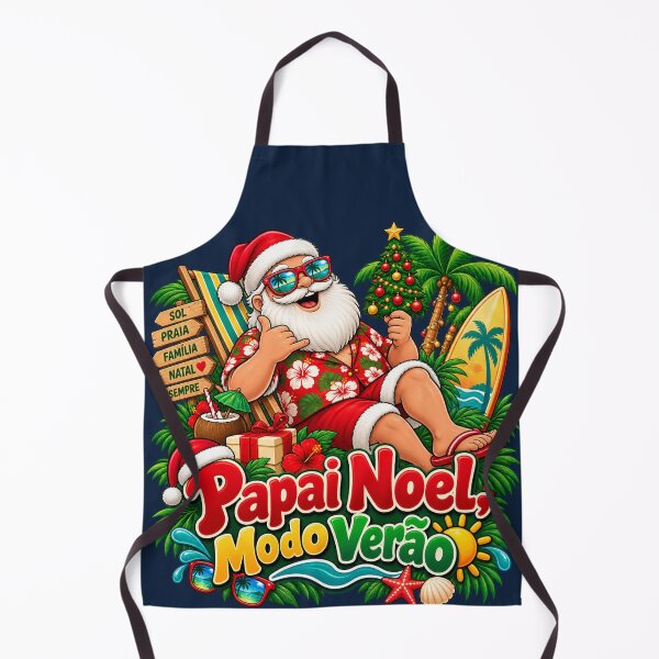 Item preview, Papai Noel, Modo Verão – Tropical Brazilian Summer Christmas Santa designed and sold by warlistop.