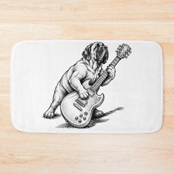 Item preview, Mastiff And Guitar designed and sold by gunaone-design.
