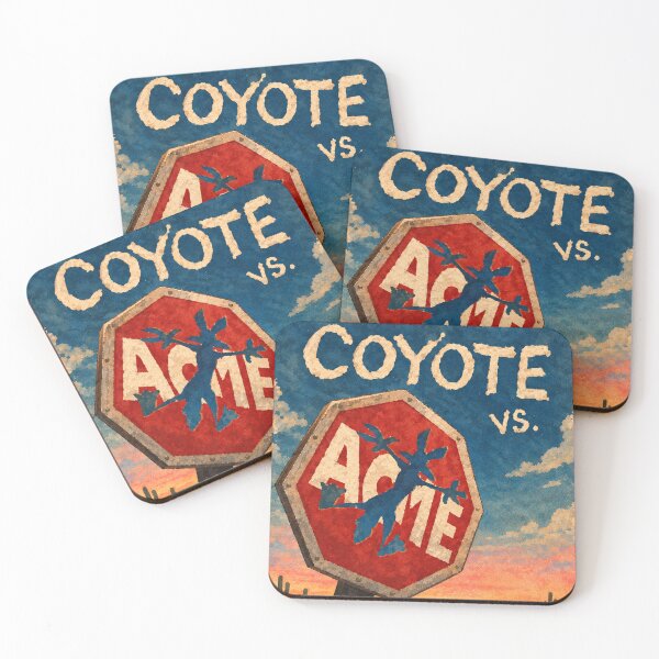 Item preview, Coyote vs ACME Vintage Desert  Cartoon Art designed and sold by ZOHRR.