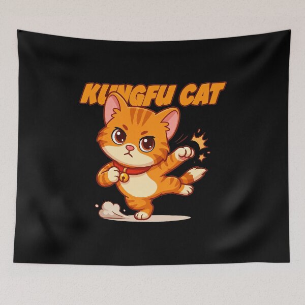 Item preview, Kungfu Cat Martial Arts Orange Tabby Funny Animal designed and sold by GiaoCalonas.