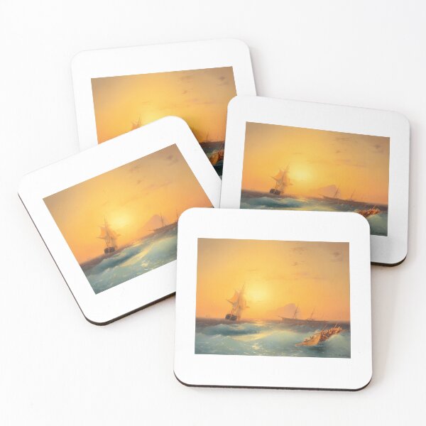 Item preview, American Shipping Off The Rock Of Gibraltar (1873) - Ivan Aivazovsky designed and sold by Garstshop.