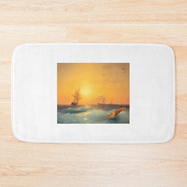 Item preview, American Shipping Off The Rock Of Gibraltar (1873) - Ivan Aivazovsky designed and sold by Garstshop.