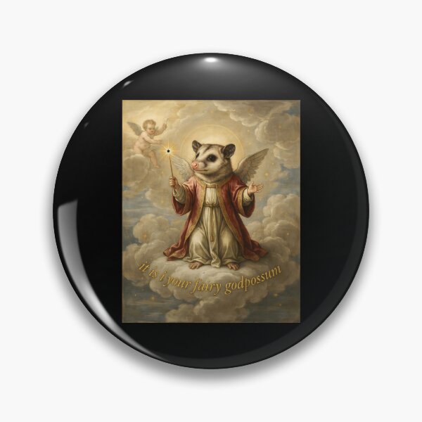 Item preview, It Is I Your Fairy Godpossum Quirky Opossum Humor designed and sold by Redgiant87x.