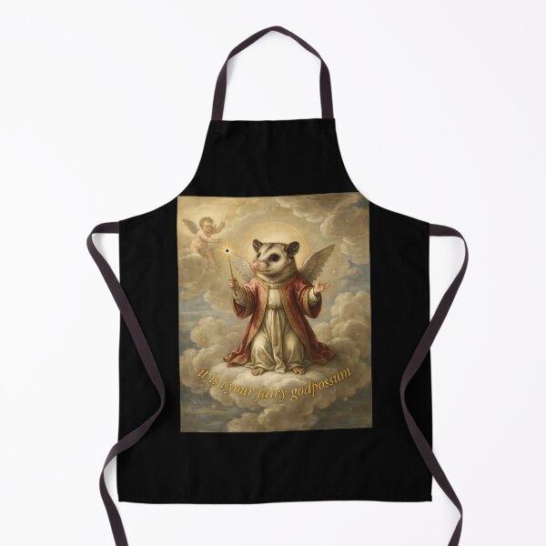 Item preview, It Is I Your Fairy Godpossum Quirky Opossum Humor designed and sold by Redgiant87x.