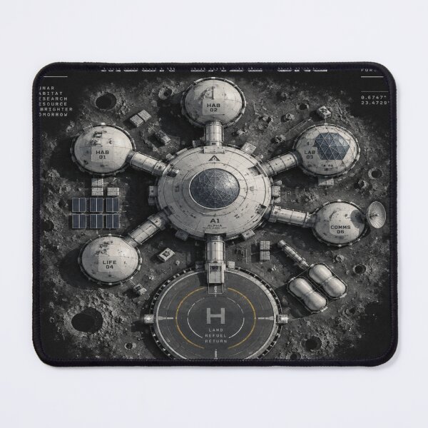 Item preview, Alpha Moon Base One – Lunar Habitat designed and sold by BB Design Garage.