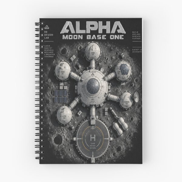 Item preview, Alpha Moon Base One – Lunar Habitat designed and sold by BB Design Garage.