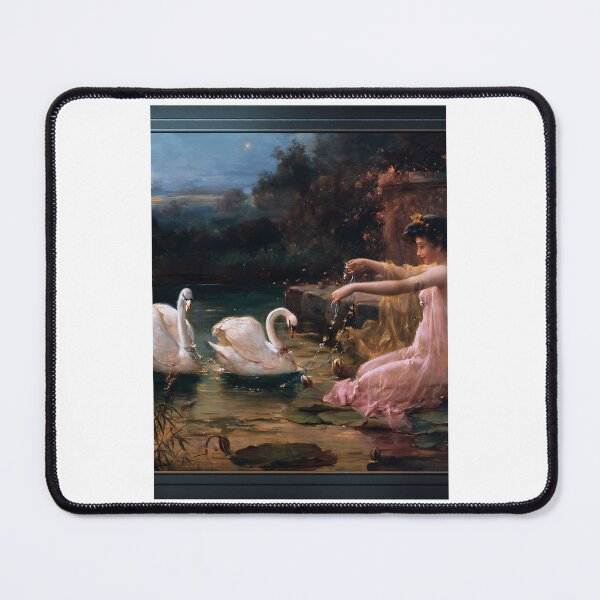 Item preview, At The Swan Lake By Hans Zatzka Remastered Xzendor7 Reproductions designed and sold by Garstshop.
