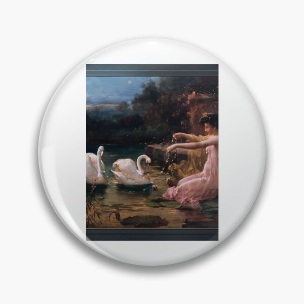 Item preview, At The Swan Lake By Hans Zatzka Remastered Xzendor7 Reproductions designed and sold by Garstshop.