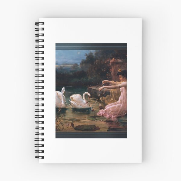 Item preview, At The Swan Lake By Hans Zatzka Remastered Xzendor7 Reproductions designed and sold by Garstshop.