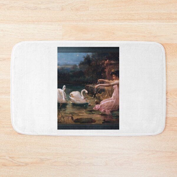 Item preview, At The Swan Lake By Hans Zatzka Remastered Xzendor7 Reproductions designed and sold by Garstshop.