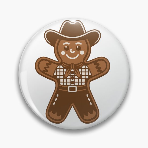 Item preview, Cowboy Gingerbread Christmas Western Holiday Design designed and sold by styleonestaa.