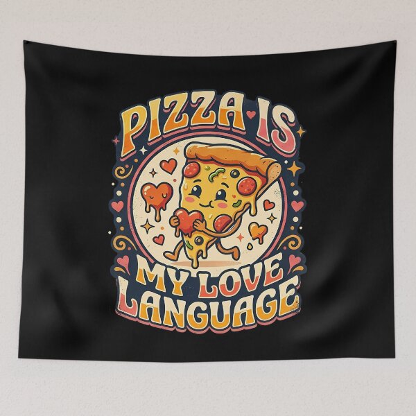 Item preview, PIZZA IS MY LOVE LANGUAGE designed and sold by OtavioPeres.