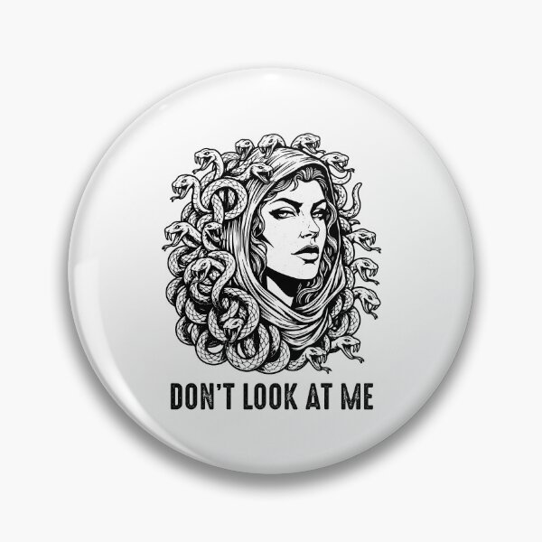 Item preview, Don't Look At Me - Funny Medusa Mythology designed and sold by gunaone-design.