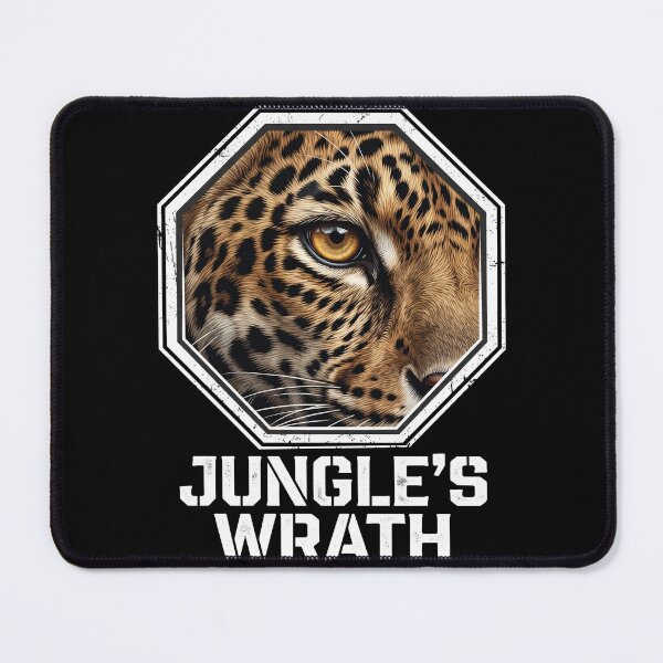 Item preview, Jaguar Eye Octagon Badge T-Shirt | "Jungle's Wrath" Streetwear Graphic Tee designed and sold by FusionArtStyle.