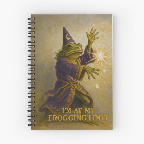 Item preview, Frog Wizard at His Froggin Limit designed and sold by abby-thorns.