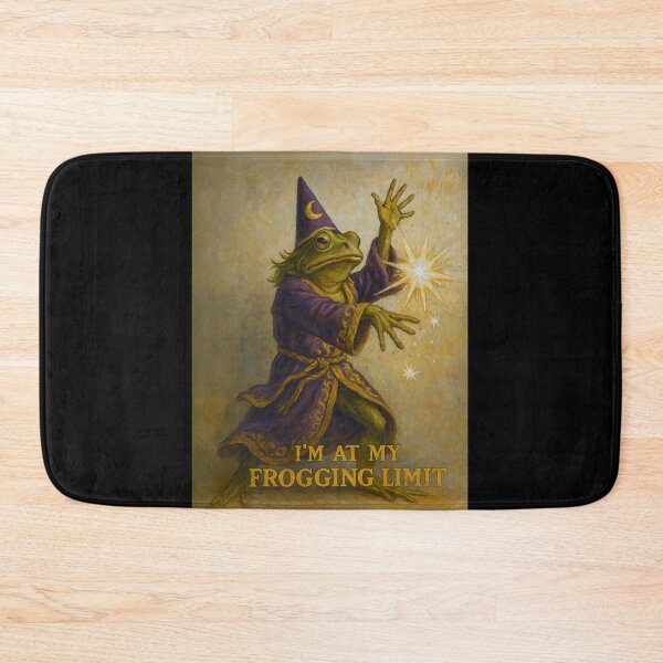 Item preview, Frog Wizard at His Froggin Limit designed and sold by abby-thorns.
