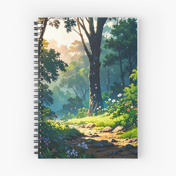 Item preview, Enchanted Forest Path Anime Landscape designed and sold by Jo Art.