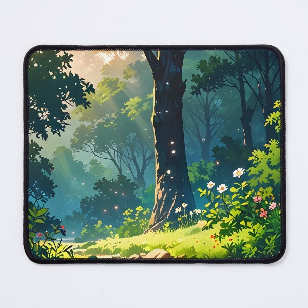 Item preview, Enchanted Forest Path Anime Landscape designed and sold by Jo Art.