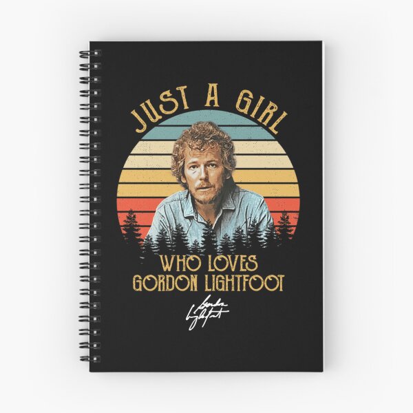 Item preview, Gordon Lightfoot Just A Girl Retro Design designed and sold by AdelaCaldwell.