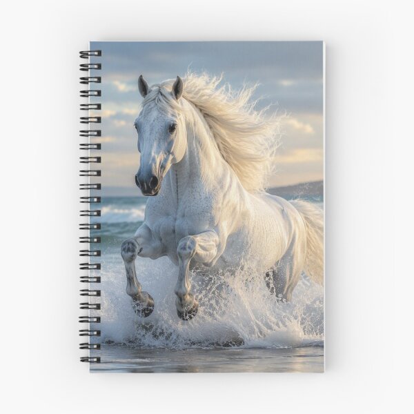 Item preview, White Horse Among Eternal Waves designed and sold by JuViRo.