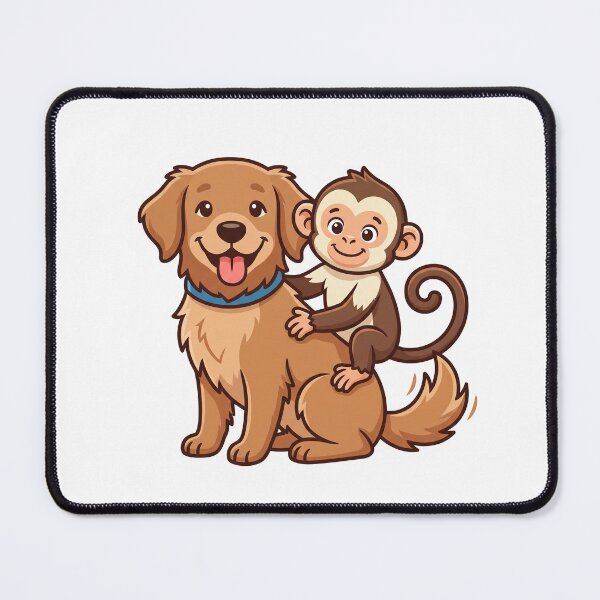 Item preview, Cute Cartoon Monkey in Striped Shirt Eating Yellow Banana Vector Art designed and sold by KaleeDesigns.
