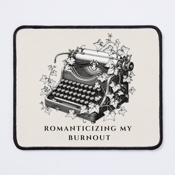 Item preview, Romanticizing My Burnout Vintage Typewriter - Dark Academia designed and sold by Tekkerz.